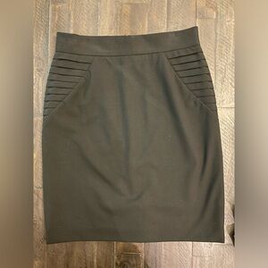 Black pencil skirt